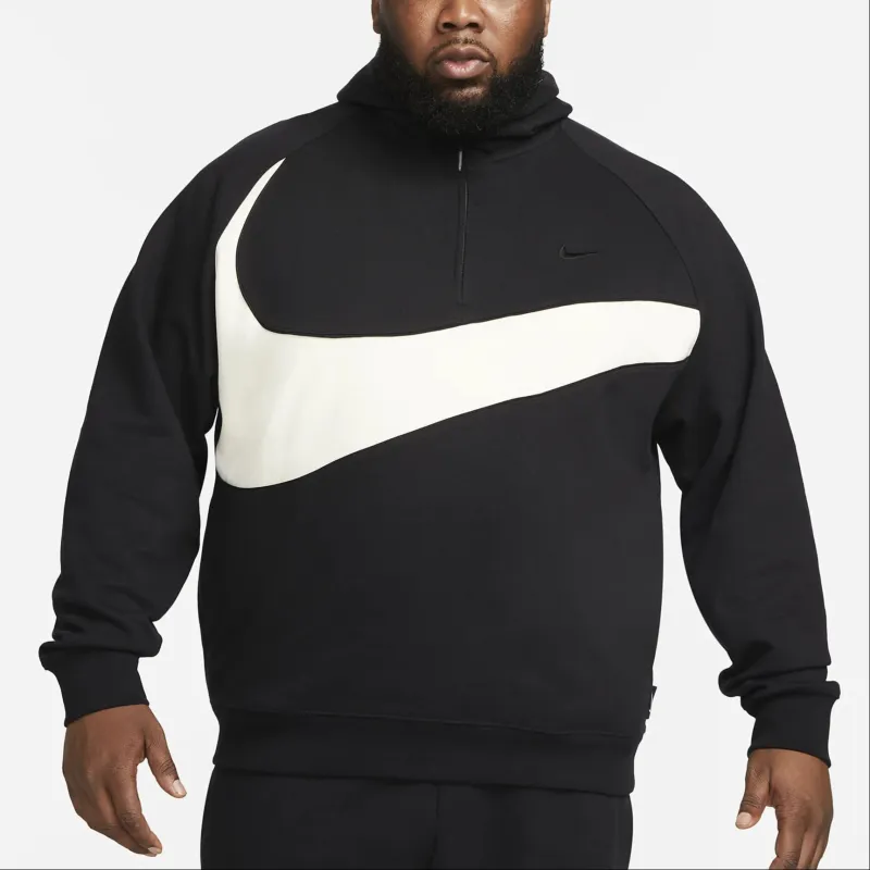 Nike Swoosh Men's 1/2 Zip Fleece Hoodie-5
