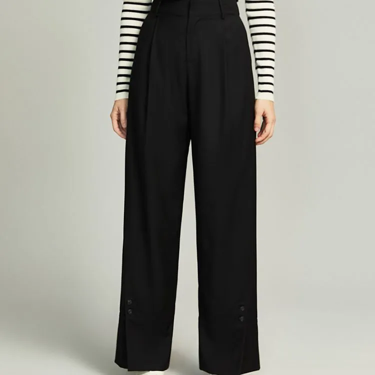 ELLE Casual Pants Women's Black-2