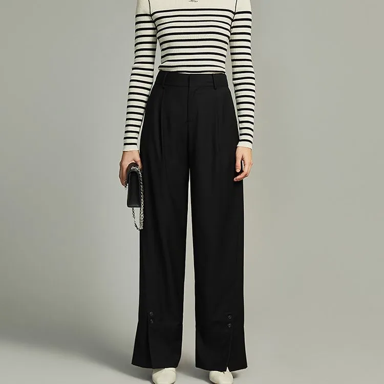 ELLE Casual Pants Women's Black-0