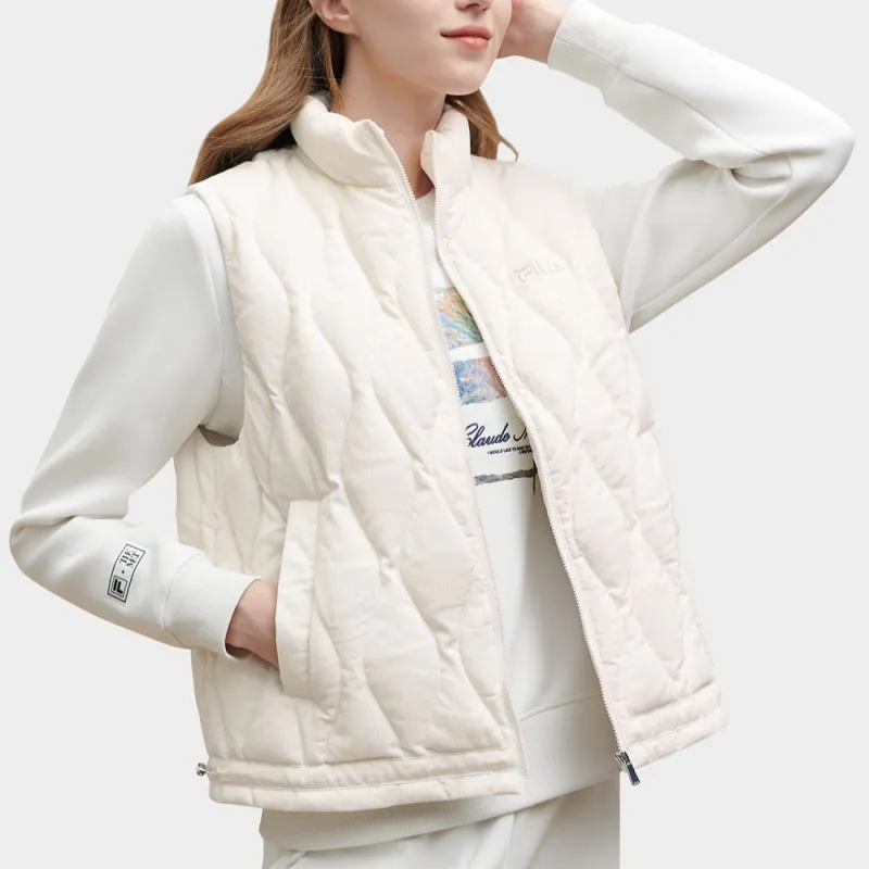 FILA Vest Women's Porcelain White-5