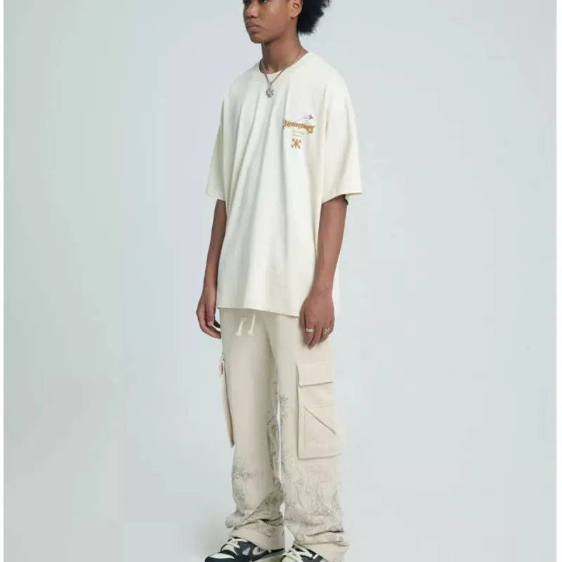 Necessity Finery T Shirts Men Light Yellow-6