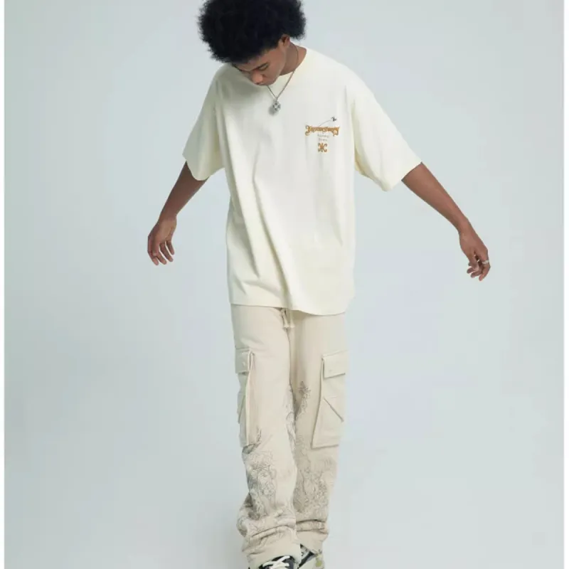 Necessity Finery T Shirts Men Light Yellow-4
