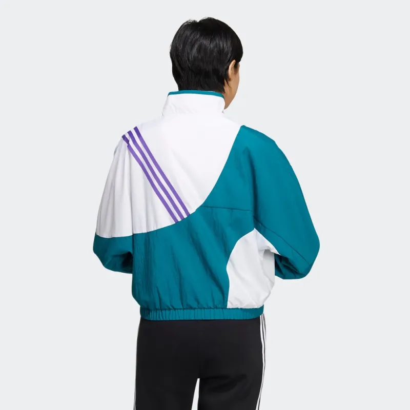 Adidas Neo Jackets Women's Water Duck Green-2