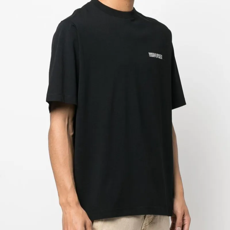Marcelo Burlon Tempera Cross Printed Crewneck T Shirt-5