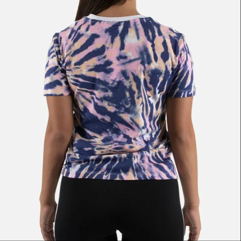 Adidas Originals T Shirt Women's Blue Orange-3