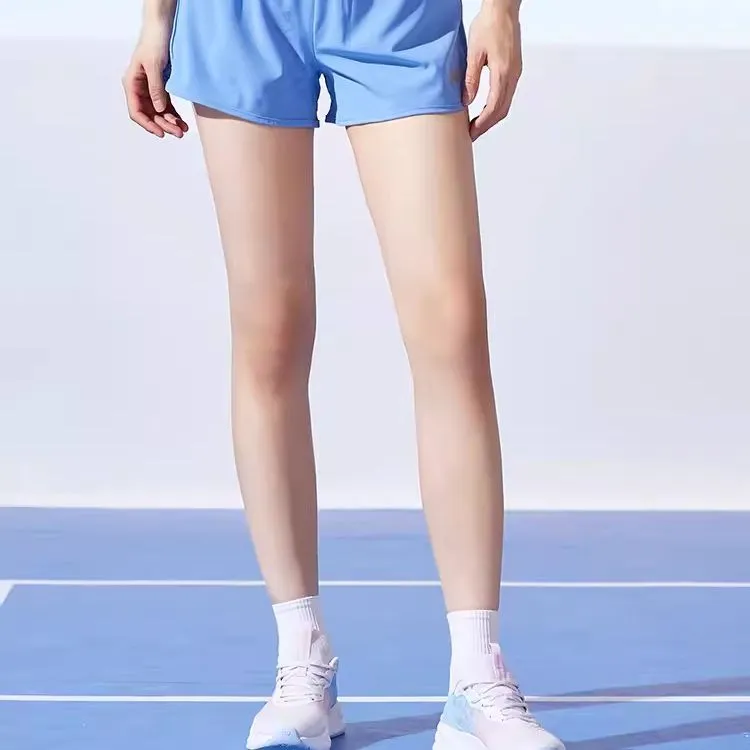 QIAODAN Sports Shorts Women's Rhythm Blue-5
