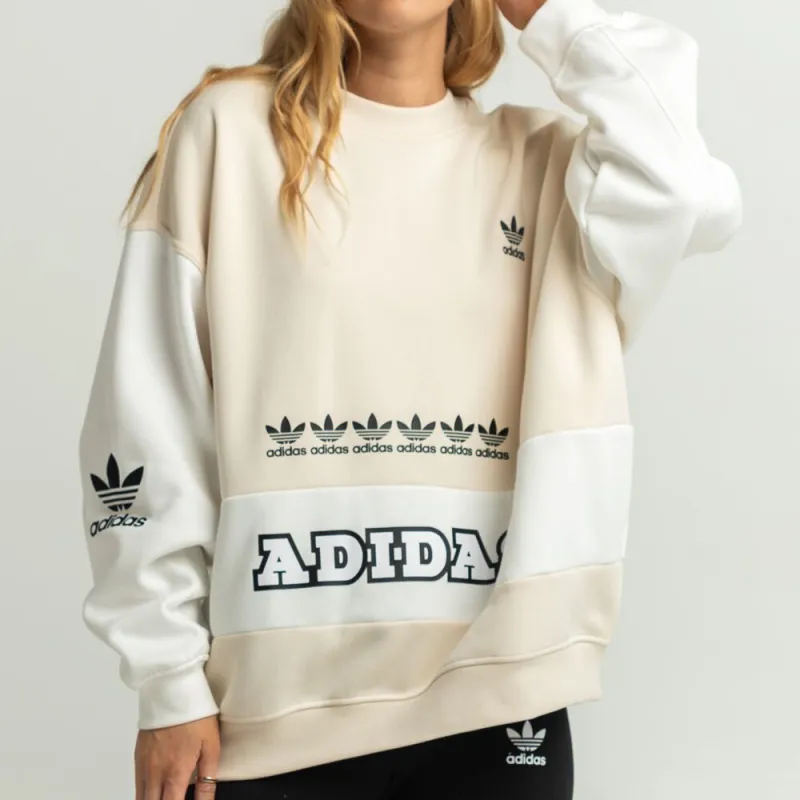 Adidas Originals Sweatshirt Women's Ecru-5
