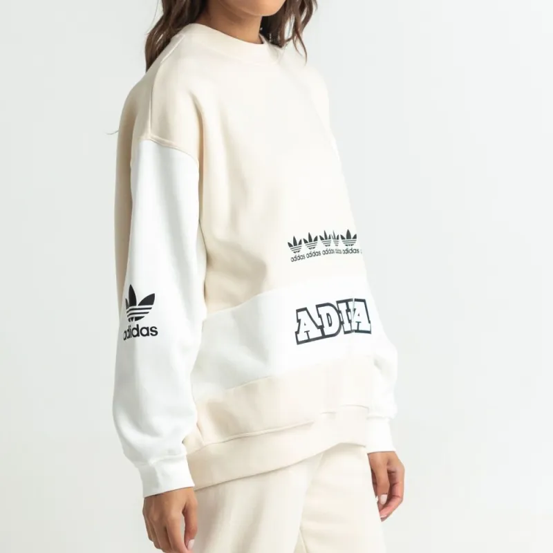 Adidas Originals Sweatshirt Women's Ecru-4