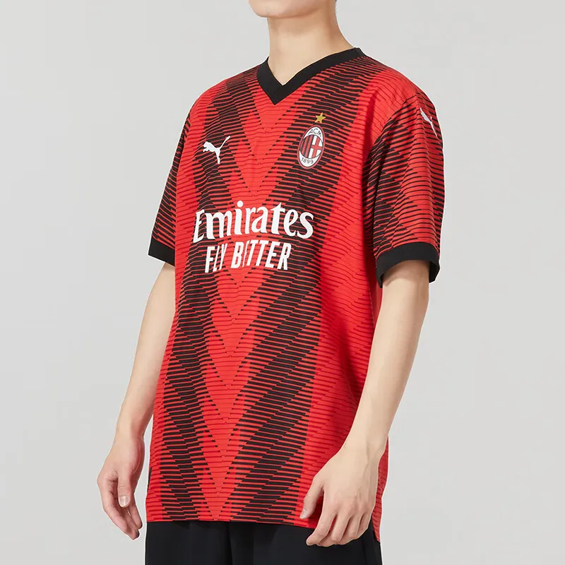 PUMA Soccer Jerseys Men Red-3