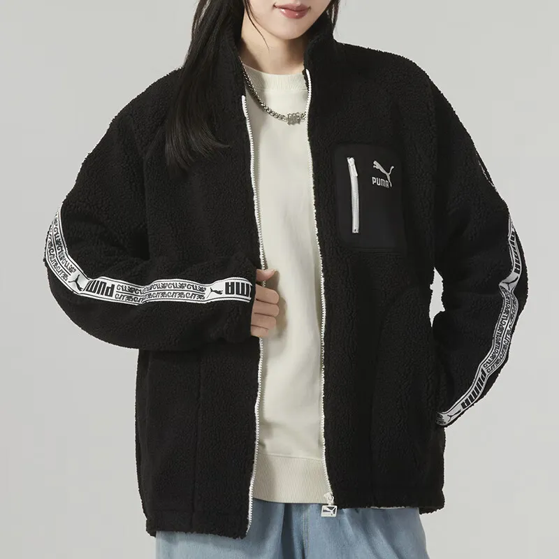 PUMA Jackets Unisex Black-5