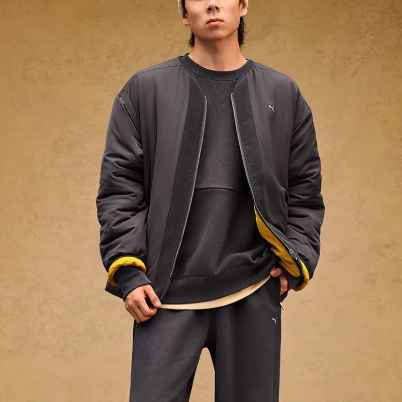 PUMA Jacket Unisex Charcoal Black-4