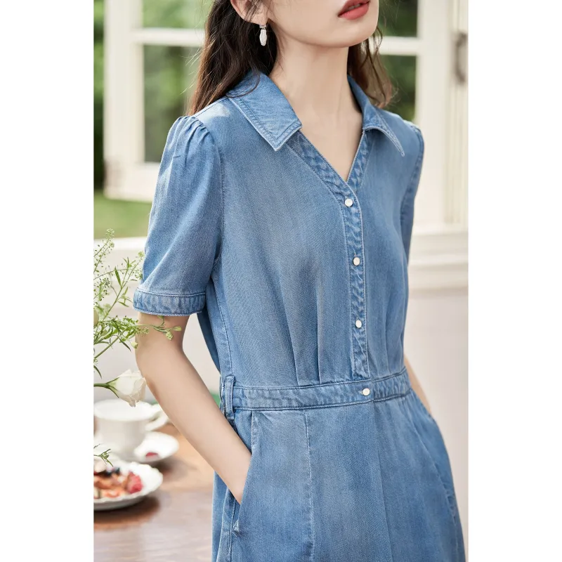 Inman Short Sleeved Dress Women's Gift Box Set Blue-5
