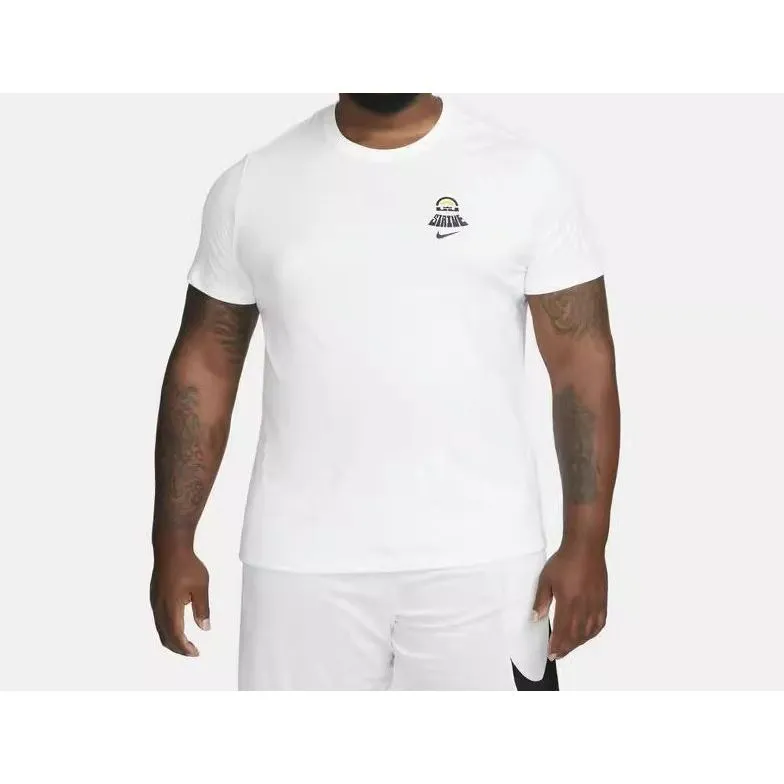 Nike T Shirts Men White-4
