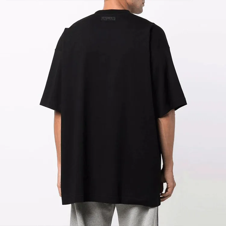 Vetements T Shirts Unisex Black-1