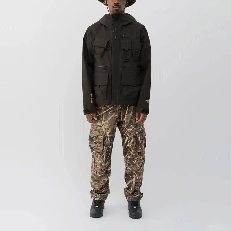 Stussy X GORE TEX Jackets Unisex Black-2
