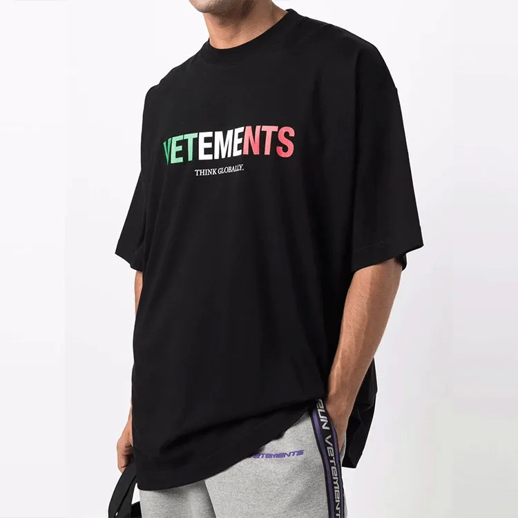 Vetements T Shirts Unisex Black-4