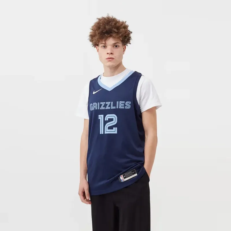 Nike Ja Morant Memphis Grizzlies 2023/24 Icon Edition Big Kids' Nike Nba Swingman Jersey-4