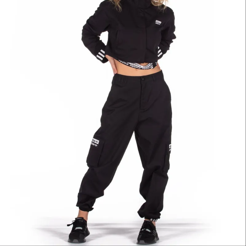 Adidas Originals Armani Collezioni Cargo Pants Women's Black-7