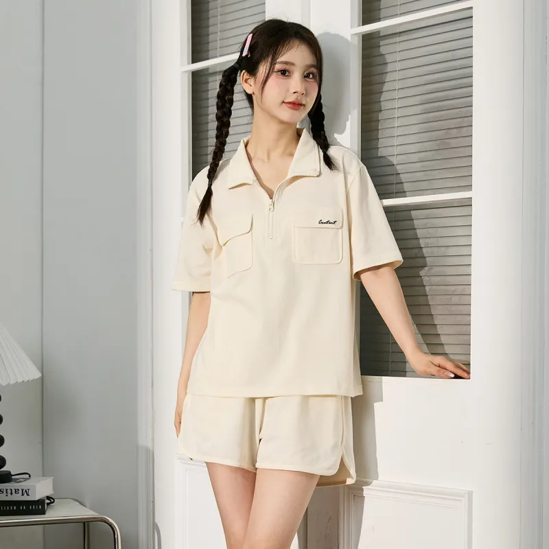 Tonlion Casual Suit Women's Ecru-3