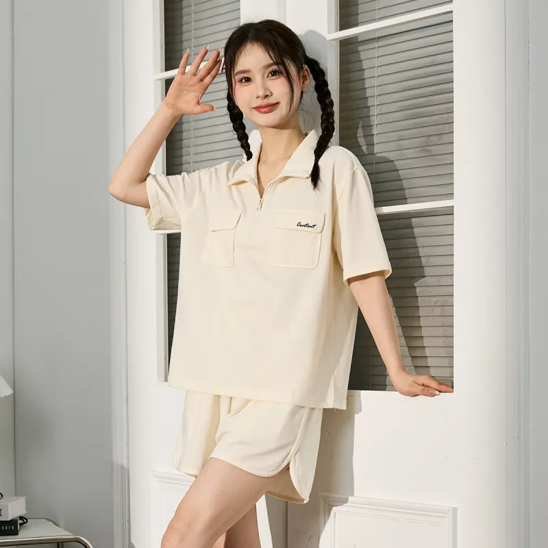 Tonlion Casual Suit Women's Ecru-2