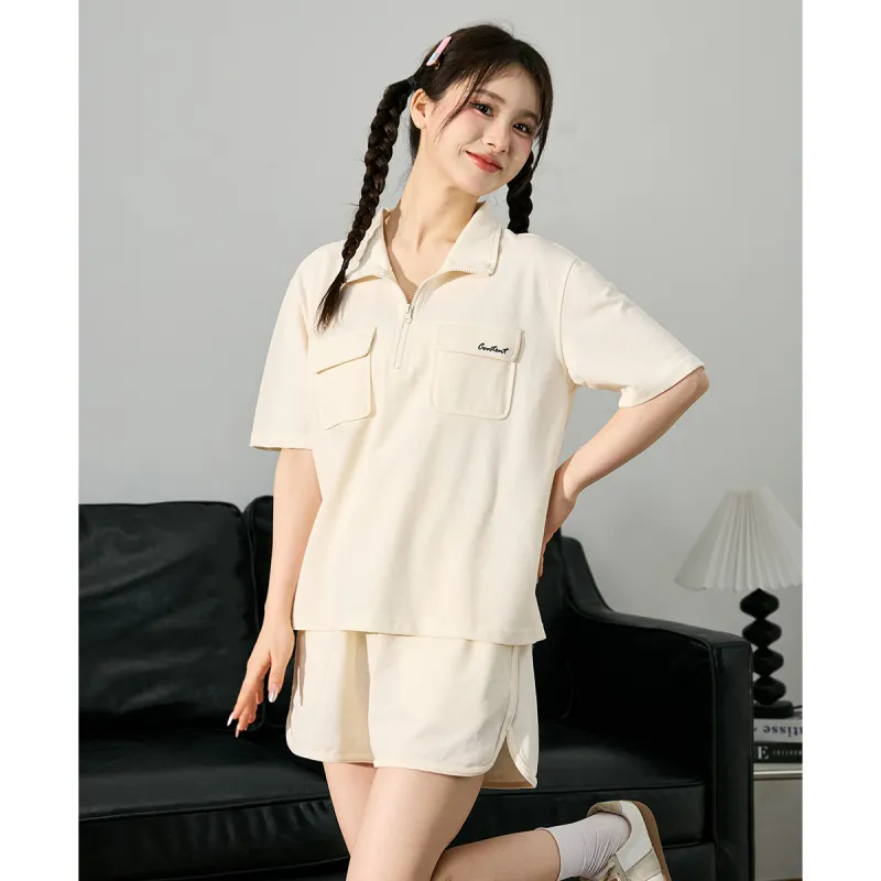 Tonlion Casual Suit Women's Ecru-4