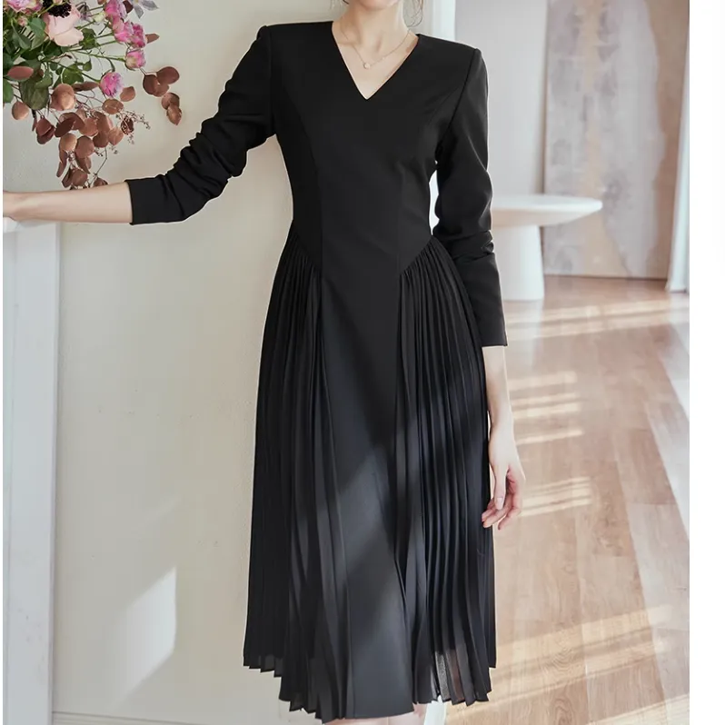 ROEYSHOUSE Long Sleeved Dress Women's Black-2