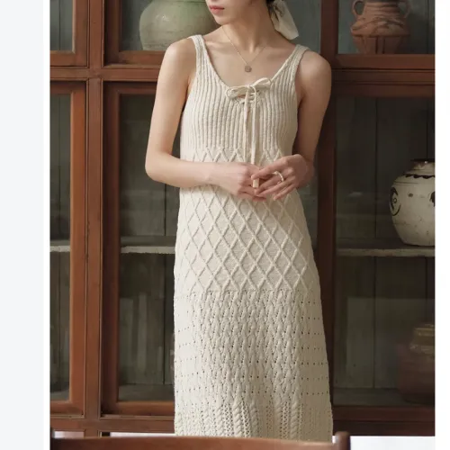 BLUEerror Slip Dress Women's Cocoa Oat Beige