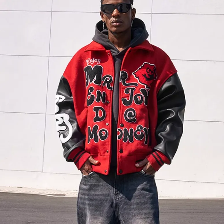 MR.ENJOYDA MONEY Rose Full Printed Unisex Baseball Uniform-3