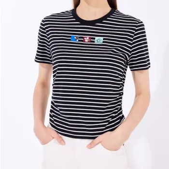 Hush Puppies T Shirt Women's Black White