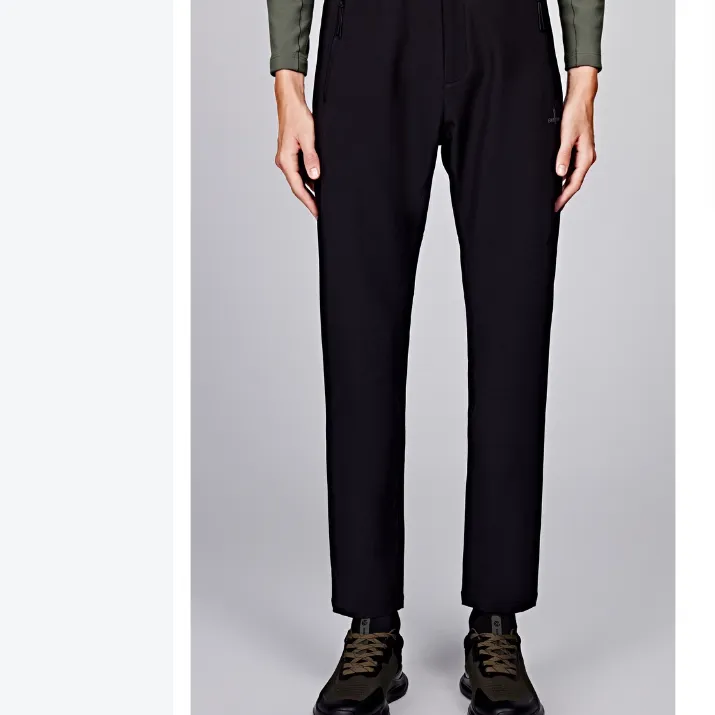Biyin Leufen Casual Pants Men's Black-2