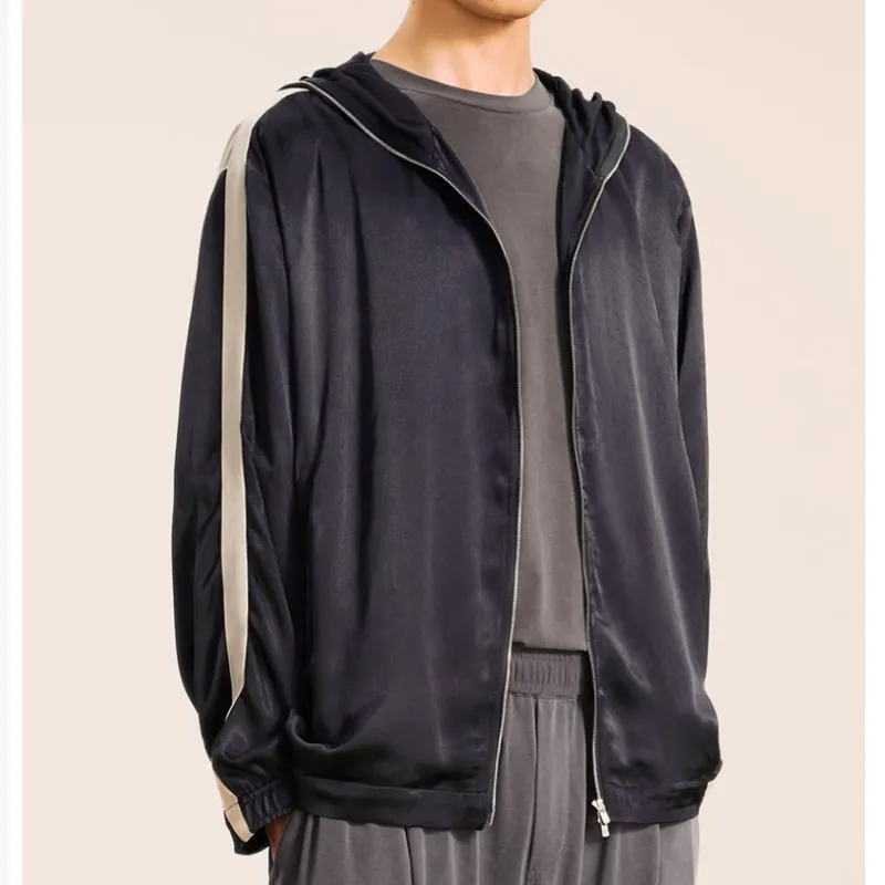 CROQUIS Jackets & Coats Men's 409 Black Navy Blue-2