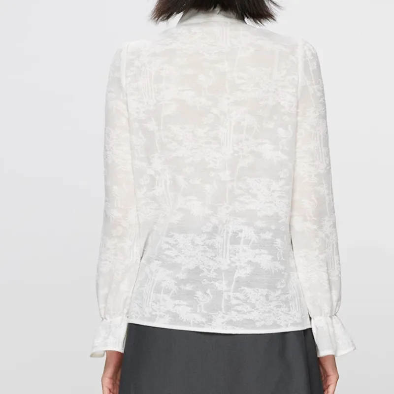 Yu Qianwen Shirts Women's Ecru-4