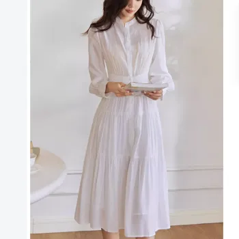 ROEYSHOUSE Long-Sleeved Dresses Women's White