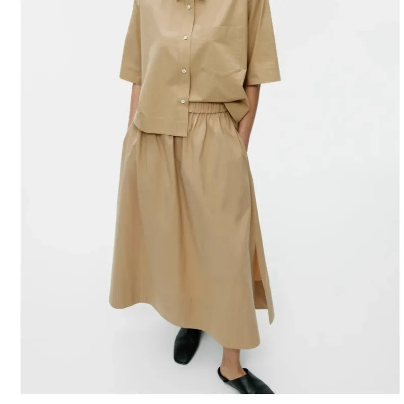 ARKET Casual Long Skirts Women's Beige-2