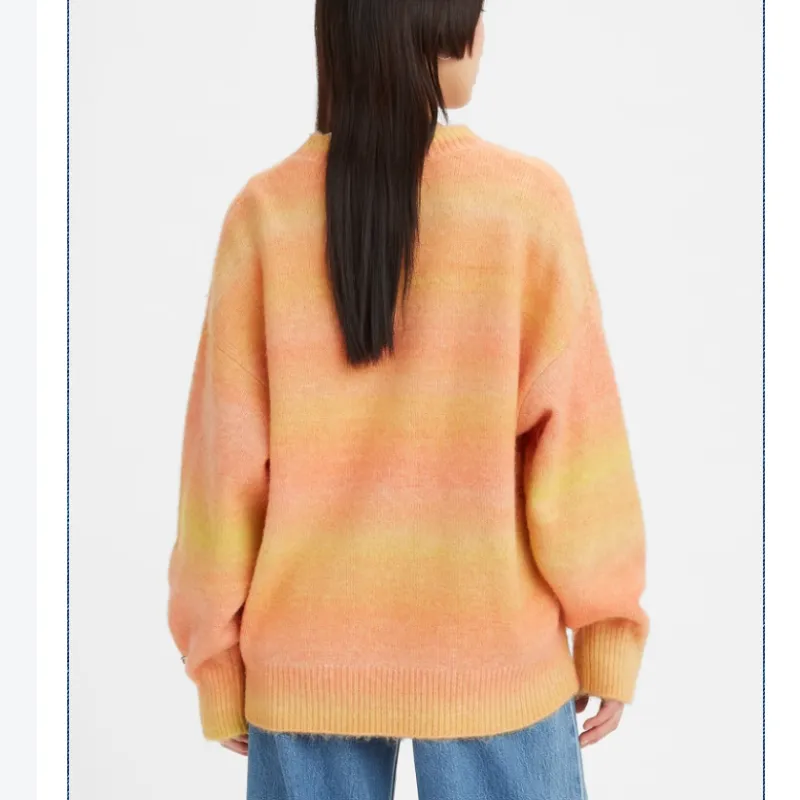 Levis Sweaters Women's Orange-3