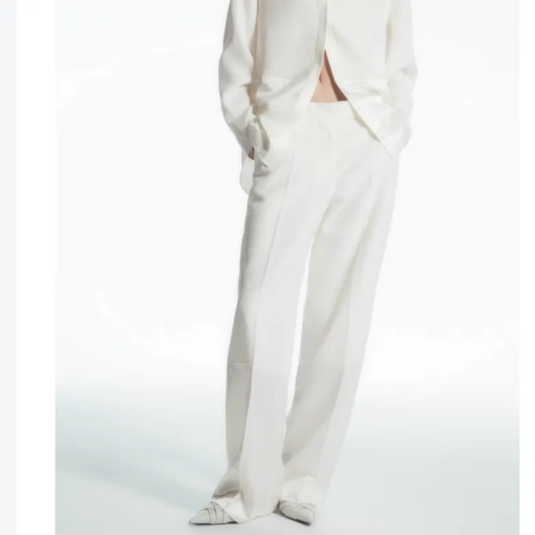 COS Casual Pants Women's Ivory-3