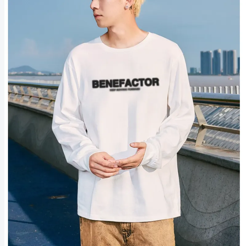 Tonlion Long Sleeved T Shirts Men's-1