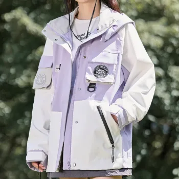 Tonlion Jackets Coats Women's Morning Mist Purple