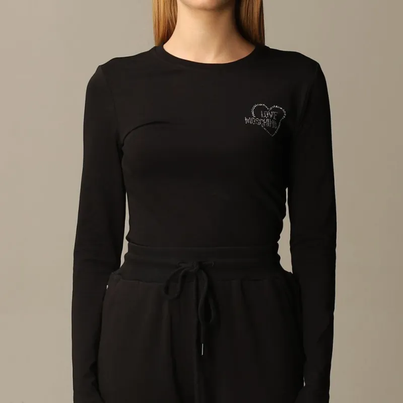 LOVE MOSCHINO T Shirts Women's Black-3