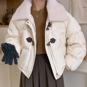 YAYA Fur Collar Down Jacket Women's