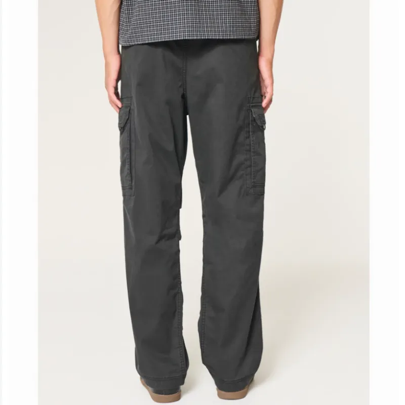 Hollister Cargo Pants Men's Green-4