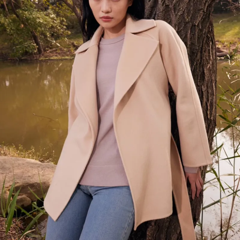 CLUB MONACO Coats Women's Camel-2