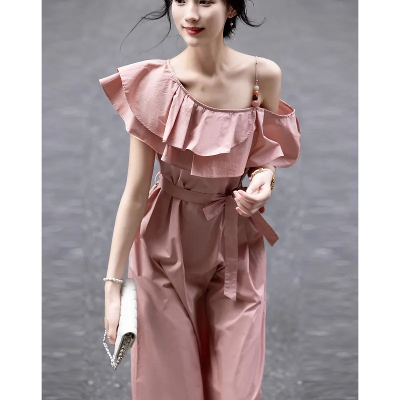 【dme】 Sleeveless Dress Women's Pink-2