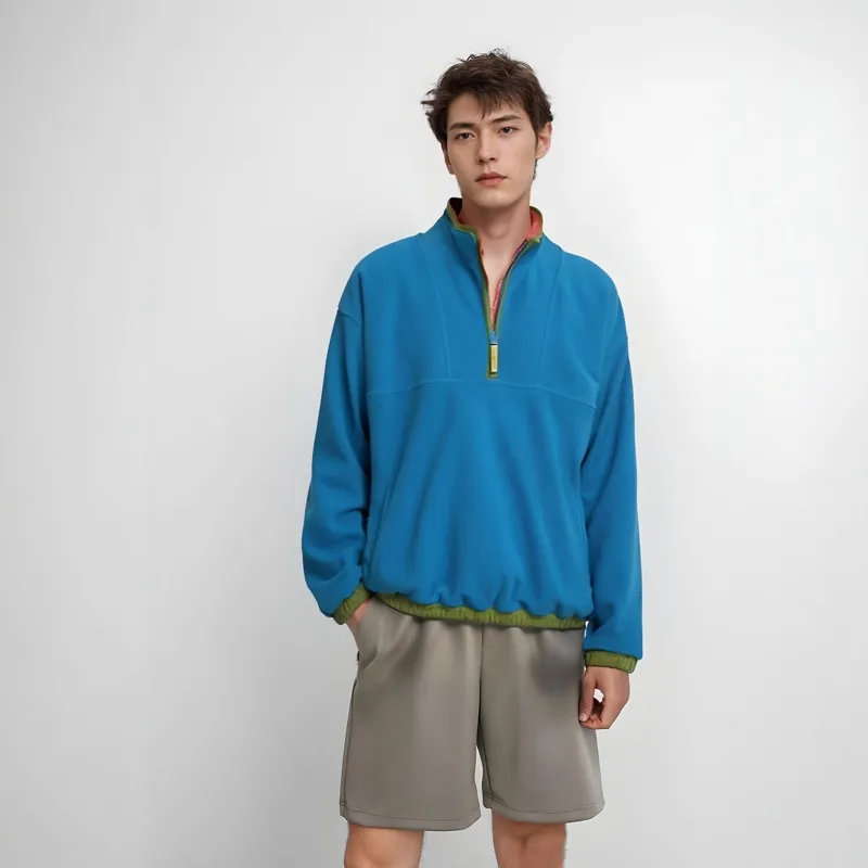 GAP Re Issue × Sean Wotherspoon Recycled Reversible Half Zip Pullover-1