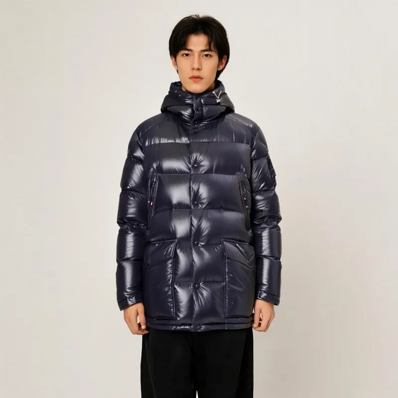 Moncler Chiablese Series Jackets & Coats Winter Men's Dark Blue-2