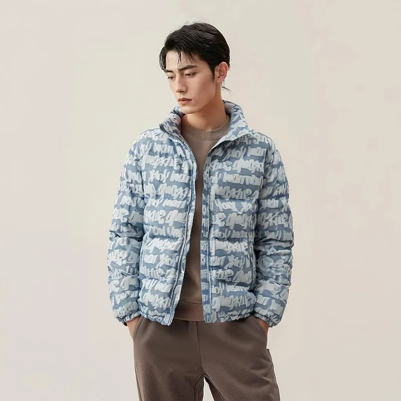 Supreme Fat Tip Jacquard Denim Puffer Jacket-9