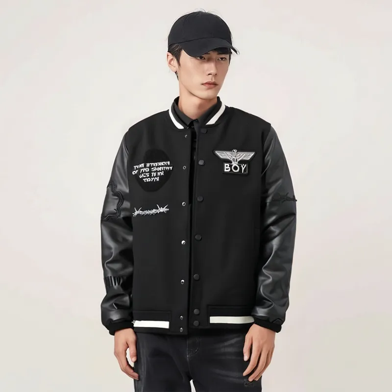 Boy London Puffer Jacket Unisex Black-2