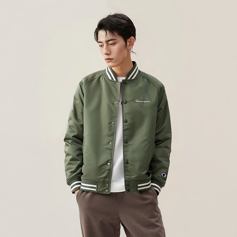 Champion Jackets Unisex Green - POIZON