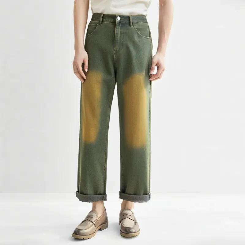 JASONWOOD Cowboy On The Run Jeans Unisex Yellow Mud-59