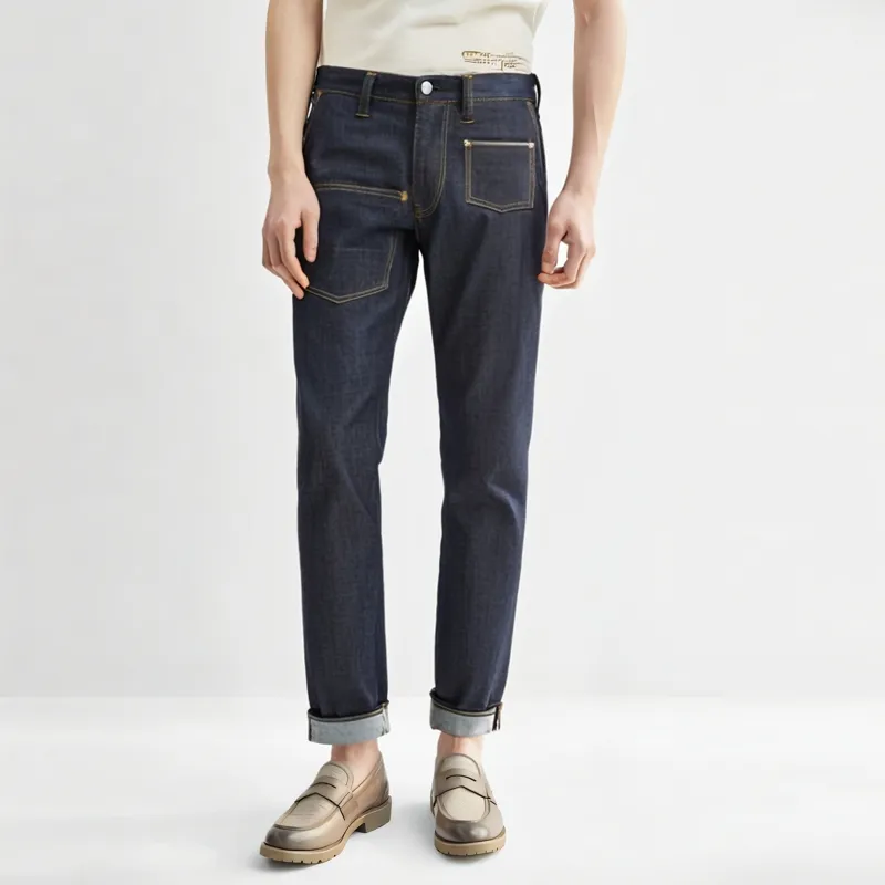 EVISU Jeans Men Denim Blue-2